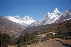 11 Tengboche - Valley Toward Dingboche With Nuptse, Everest, Lhotse, Ama Dablam.jpg